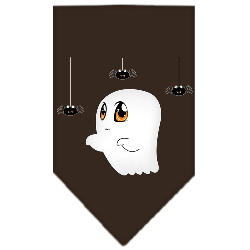 Sammy the Ghost Screen Print Bandana Brown Small